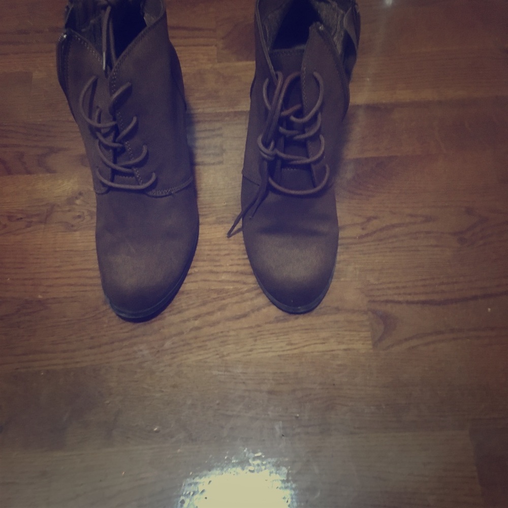 Dark Brown Booties